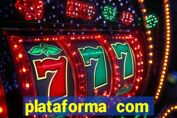 plataforma com chuva de dinheiro